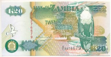 Zambia 1992. 20K A/C 2276679 T:I- Zambia 1992. 20 Kwacha A/C 2276679 C:AU Krause P#36