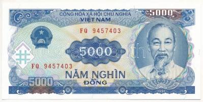 Vietnám 1991. 5000D FQ 9457403 T:I Vietnam 1991. 5000 Dong FQ 9457403 C:UNC Krause P#108a