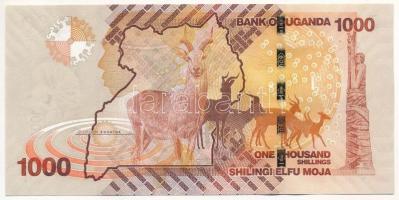 Uganda 2010. 1000Sh "AA 0008092" T:I hullámos papír
Uganda 2010. 1000 Shillings "AA ...