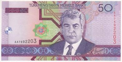 Türkmenisztán 2005. 50M AA 7692203 T:I- Turkmenistan 2005. 50 Manat AA 7692203 C:AU Krause P#17