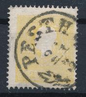 1858 2kr II. tipus sárga 