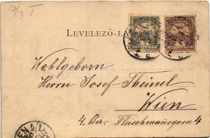 1901 Békés, Békési népviselet, magyar folklór. Véver Oszkár kiadása (vágott / cut)