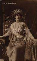 M.S. Regina Maria / Queen Marie of Romania. Foto F. Mandy (lyuk / pinhole)