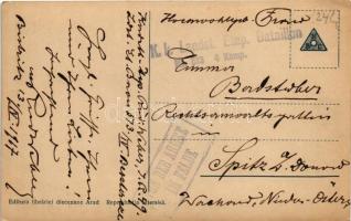 1917 Port National Roman / Román népviselet, folklór / Romanian folklore, traditional costumes (EK)