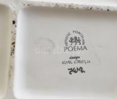 Poema Artistic Cluj Napoca (Kolozsvár) , Cipész, festett, román biszkvit porcelán, jelzett, hibátlan...