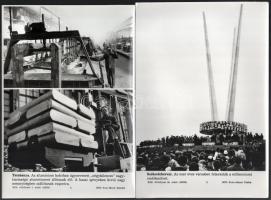 cca 1980 14 db MTI sajtófotó vegyes témákban 21x24 cm (Moszkva. Egon Bahr, a bonni kancellári hivata...