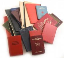 1945-1989 Vegyes szocialista okmány tétel.