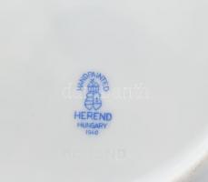 Zsolnay Pompadour mintás étkészlet (25 db), matricás, jelzett (3. osztályú), apró kopásnyomokkal