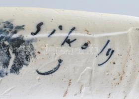 Mária jelzéssel 1992: Síp figura. Porcelán. Falra akasztható, m: 67 cm