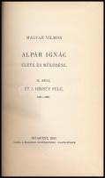 Magyar Vilmos: Alpár Ignác élete és működése II. rész: Út a hírnév felé. 1882-1896. Bp., 1933, Budap...