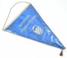 Bayerischer Fussballverband nagyméretű német futball zászló, 49,5x35 cm