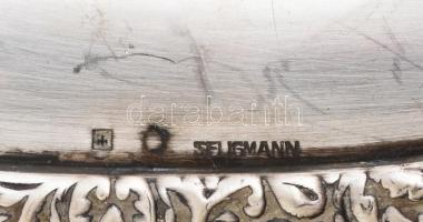 Ezüst (Ag) tálca, jelzett, 52x41cm, nettó: 1560g