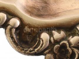 Ezüst (Ag) tálca, jelzett, 40x30cm, nettó: 710g