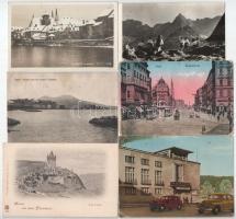57 db főleg MODERN külföldi város képeslap / 57 mostly modern European town-view postcards