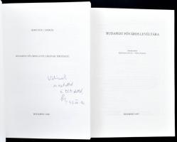Horváth J. András: Budapest Főváros Levéltárának története, Levéltárismertető I., Bp., 1996, BFL + K...