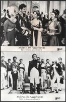 cca 1966 ,,Mária és Napoleon" című lengyel film jelenetei és szereplői, 13 db vintage produkció...