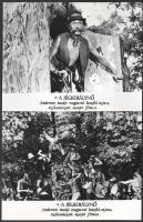 cca 1957 ,,A jégkirálynő" című szovjet film jelenetei és szereplői, 13 db vintage produkciós fi...