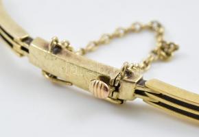 Arany (Au/14k) karkötő, jelzett, d: 6cm, nettó: 9g