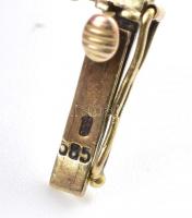 Arany (Au/14k) karkötő, jelzett, d: 6cm, nettó: 9g