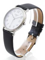 Tissot férfi quartz karóra, karcokkal, dátumkijelzős, működik, d:35mm