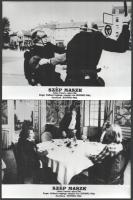 cca 1974 ,,Szép maszk" című francia - olasz film jelenetei és szereplői, 10 db vintage produkciós filmfotó, ezüst zselatinos fotópapíron, 18x24 cm