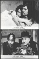 cca 1971 ,,A szép dragonyos hálójában" című csehszlovák film jelenetei és szereplői, 13 db vint...