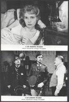 cca 1971 ,,A szép dragonyos hálójában" című csehszlovák film jelenetei és szereplői, 13 db vint...