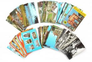 Egy kis doboz MODERN képeslap magyar városokkal / A small box of modern Hungarian town-view postcards