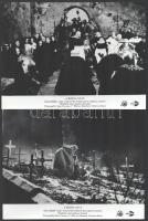 1986 ,,A rózsa neve" című olasz - francia film jelenetei és szereplői, 7 db vintage produkciós filmfotó, ezüst zselatinos fotópapíron, 18x24 cm