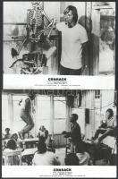 1974 ,, Conrack" című amerikai film jelenetei és szereplői (köztük Martin Ritt, Harriet Frank), 13 db vintage produkciós filmfotó, ezüst zselatinos fotópapíron, 18x24 cm