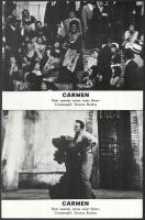 cca 1960 ,,Carmen című svájci film jelenetei és szereplői (köztük Grance Bumbry), 13 db vintage produkciós filmfotó, ezüst zselatinos fotópapíron, 18x24 cm