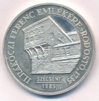 1985. "II. Rákóczi Ferenc emlékére - Rodostó 1735 - Szécsény" jelzett Ag emlékérem (34,52g...