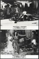 1971 ,,Nászéjszaka a börtönben című olasz film jelenetei és szereplői (köztük a Monica Vitti, Ugo Tognazzi), 11 db vintage produkciós filmfotó, ezüst zselatinos fotópapíron, 18x24 cm