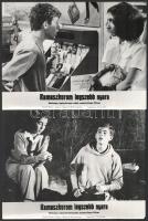 1971 ,,Kamaszkorom legszebb nyara című amerikai film jelenetei és szereplői, 13 db vintage produkciós filmfotó, ezüst zselatinos fotópapíron, 18x24 cm
