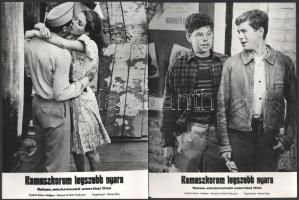 1971 ,,Kamaszkorom legszebb nyara" című amerikai film jelenetei és szereplői, 13 db vintage pro...