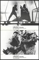 cca 1980 ,,A Birodalom visszavág című amerikai tudományos-fantasztikus film jelenetei és szereplői, 11 db vintage produkciós filmfotó, ofszet nyomdai eljárással sokszorosítva, egyoldalas nyomtatással kartonpapírra, 18x24 cm