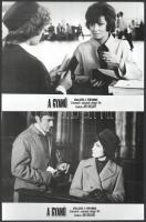 cca 1985 előtt, ,,A gyanú" című csehszlovák bűnügyi film jelenetei és szereplői, 9 db vintage p...