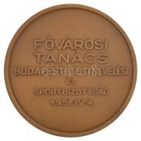 Iván István (1905-1968) 1951. "Váltófutás a felszabadulás ünnepére / Fővárosi Tanács, Budapesti...