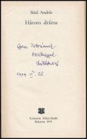 Sütő András: Három dráma. A szerző, Sütő András (1927-2006) Kossuth-díjas erdélyi magyar író által D...