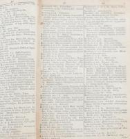 [Pápai Páriz Ferenc (1649-1716)] Francisco Páriz Pápai: Dictionarium Manuale Latino-Ungaricum et Ung...