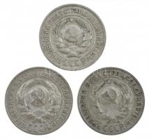 Szovjetunió 1925-1928. 15K Ag (3xklf) T:2- patina
Soviet Union 1925-1928. 15 Kopecks Ag (3xdiff) C:...
