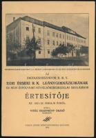 1939 Az Angolkisasszonyok B. M. V. egri érseki r. k. leánygimnáziumának és négy évfolyamú női felsőkereskedelmi iskolájának évkönyve az 1931-32. tanévről. Szolnok, 1932, Varga József-ny. Papírkötésben.