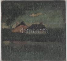 Nemes jelzéssel (jobbra lent): Tanya. Olaj, vászon, kartonra kasírozva. 29x31 cm