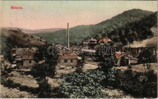 1912 Stájerlak, Steierlak, Stájerlakanina, Steierdorf, Anina; Kirscha, vasgyár. Hollschütz kiadása / ironworks, iron factory (r)