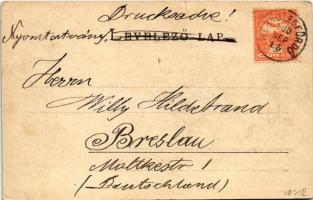 1900 Herkulesfürdő, Herkulesbad, Baile Herculane; Gyógyterem / Kursalon / spa, bath (ragasztónyom / ...