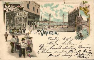 1896 Venice litho