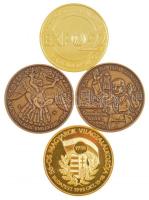 4db vegyes emlékérme tétel, közte Lebó Ferenc (1960-) 1992. "Európában, Európáért / Magyarorszá...