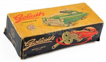 VEB Spielwarenwerk 510 Goliath Limousine, retró német lemezjáték autó, 1950-1960 körül. Korának megf...