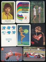 1972-2009 30 db reklámos kártyanaptár, vegyes motívumokkal