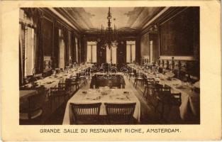 Amsterdam, Grande Salle du Restaurant Riche / restaurant, interior (small tear)